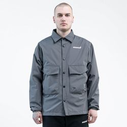 Куртка Coach Molotov Fleece Glitch Серая
