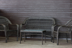 Садовый комплект из искусственного ротанга Мэдисон НЬЮ (Medison NEW) terrace set  с прямоугольным столиком без подушек