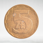 Poland, 5 Zlotys (1st Eagle Design), 1976, VF