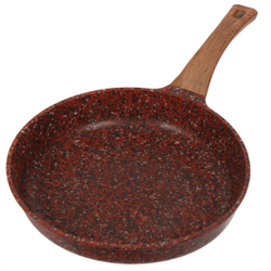 Сковорода алюминий, 28 см, антиприг, Гурман, Granit Red, красн, ГМ2801 ГР, с дерев ручк