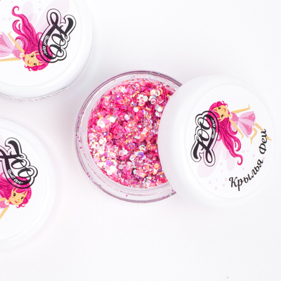 Zoo nail Микс шестигранников Крылья Феи 1560, 2гр