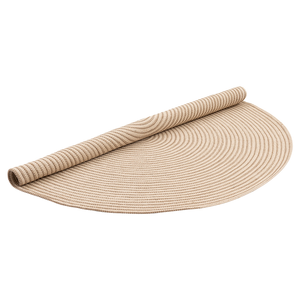 Ковер из хлопка 150см Tkano Ethnic Target бежевый