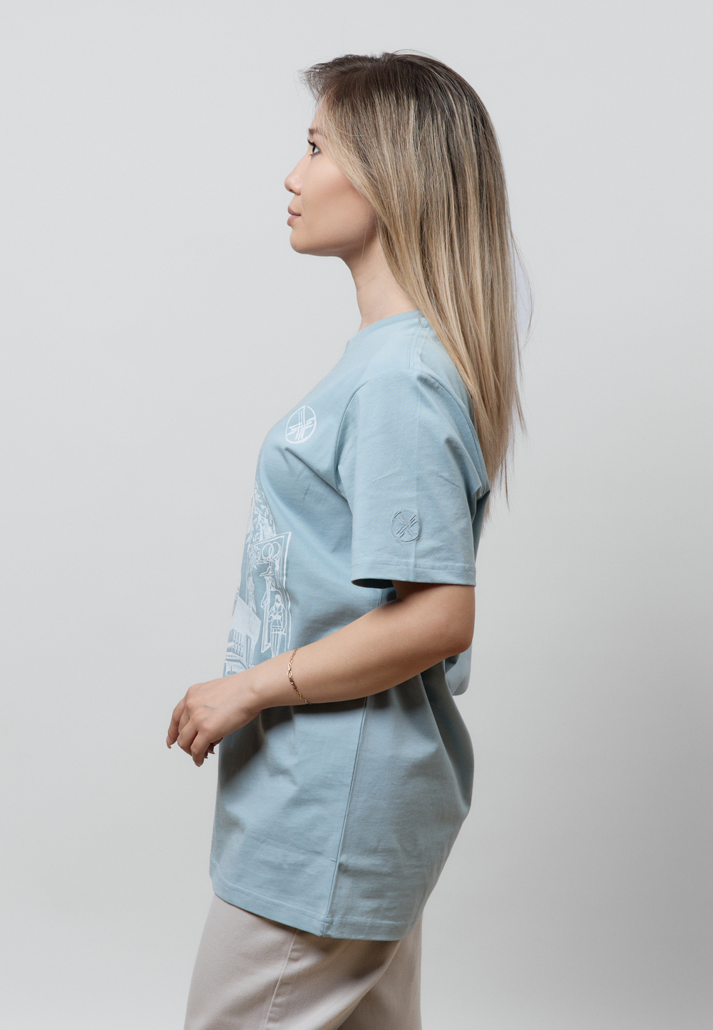 Футболка ALMATY MS LIGHT BLUE