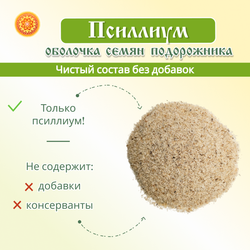Псиллиум (оболочка семян подорожника).