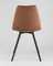 Саксон коричневый, удобное сиденье, металлические ножки