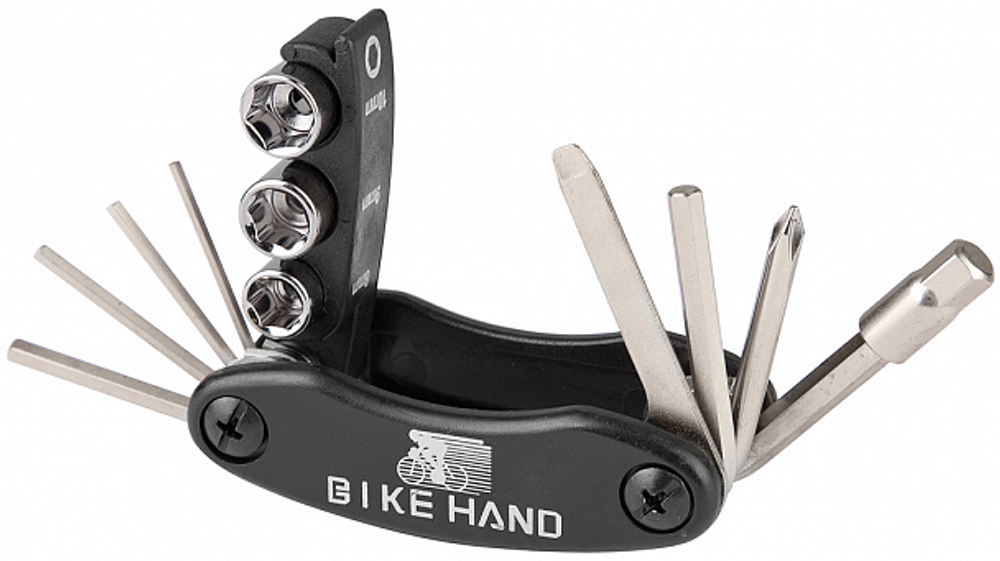 Набор ключей складной YC-279-DN BIKE HAND, 13 элементов