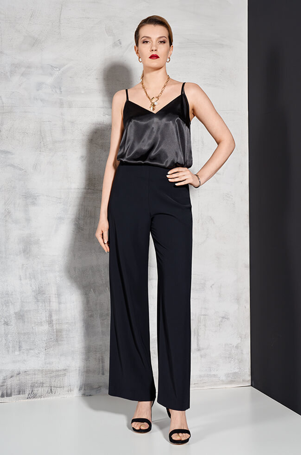 3863 Брюки женские (черный)