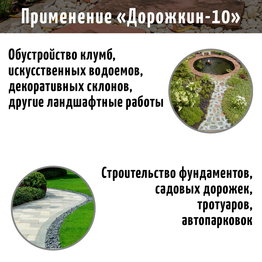 Геотекcтиль Prival Дорожкин-10, 1х10м