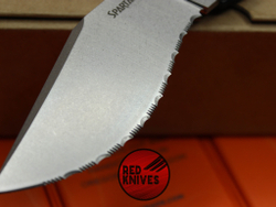 Нож Cold Steel Spartan - клинок серрейтор, рукоять темный нейлон (версия 2025г.)