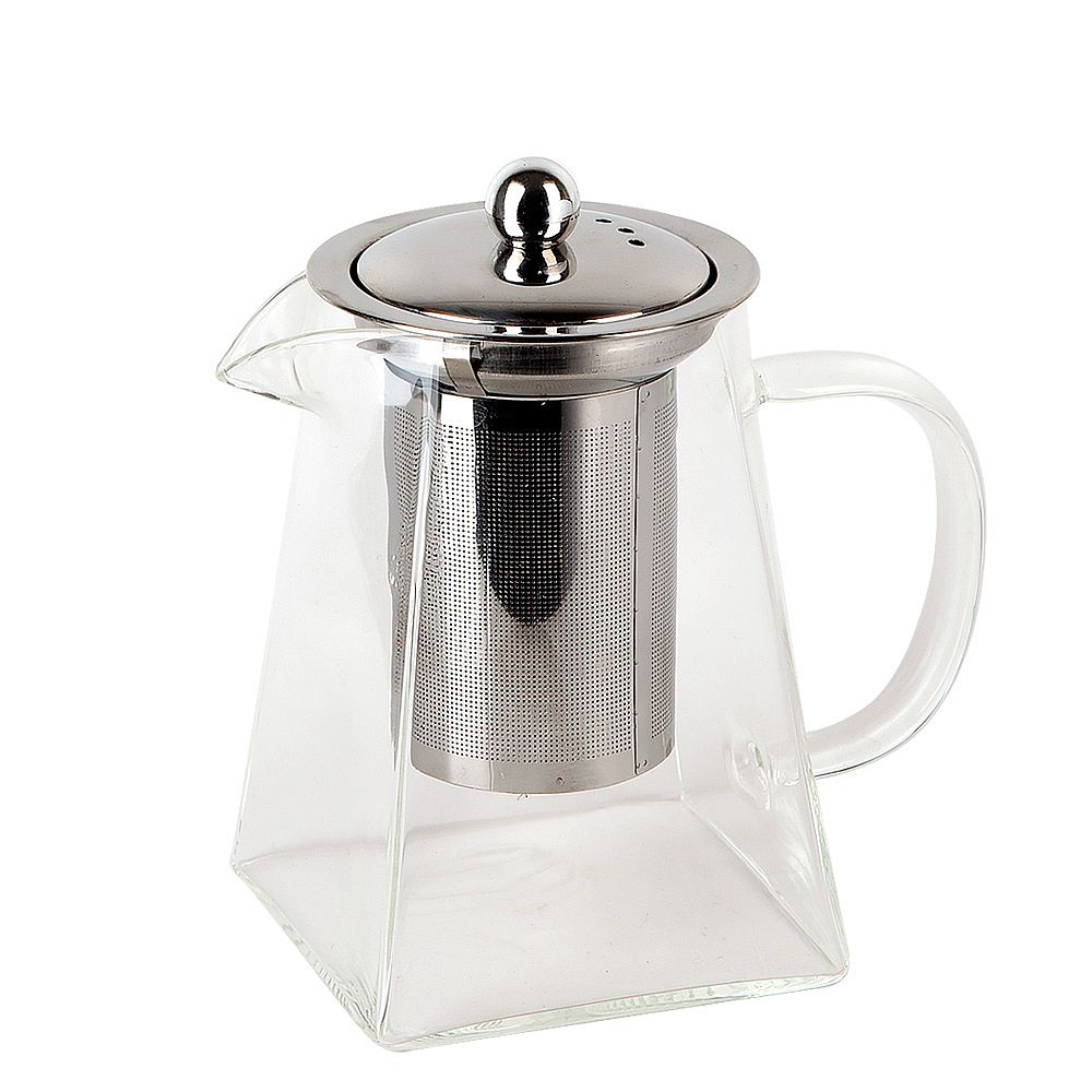 Чайник заварочный с фильтром "Pyramid" v=550мл (боросиликатное стекло) (индивидуальная упаковка)