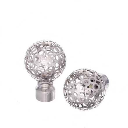 Наконечники "Метеор" d16 мм, цвет хром матовый