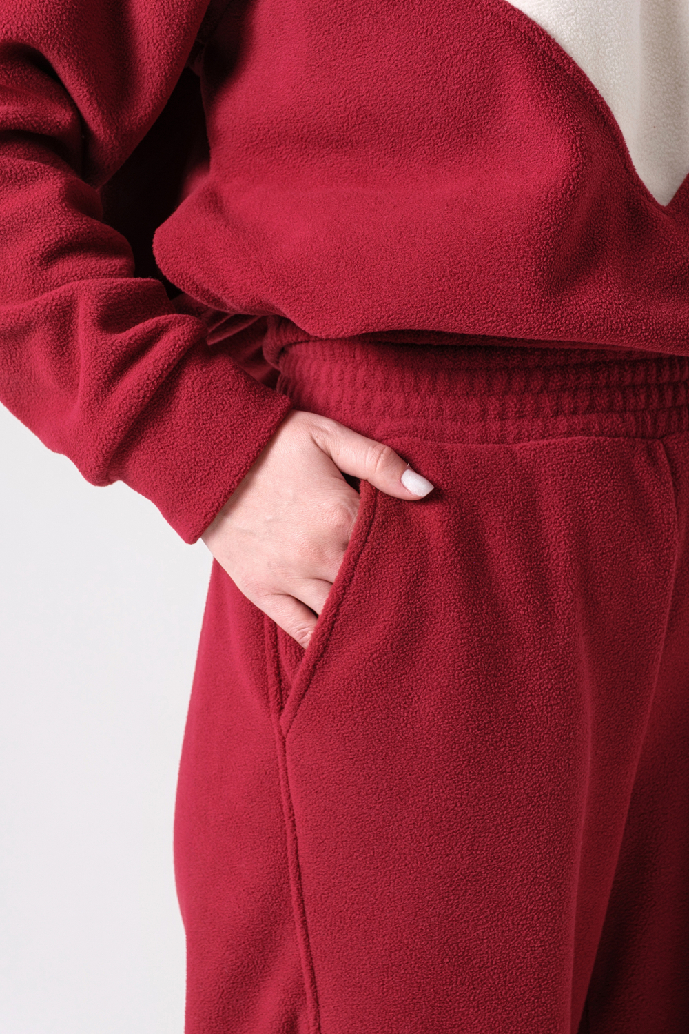 Костюм женский флисовый с олимпийкой "Сангрия"