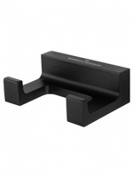 Двойной крючок для ванной WONZON & WOGHAND ECLIPSE, Черный (WW-9125-BL)