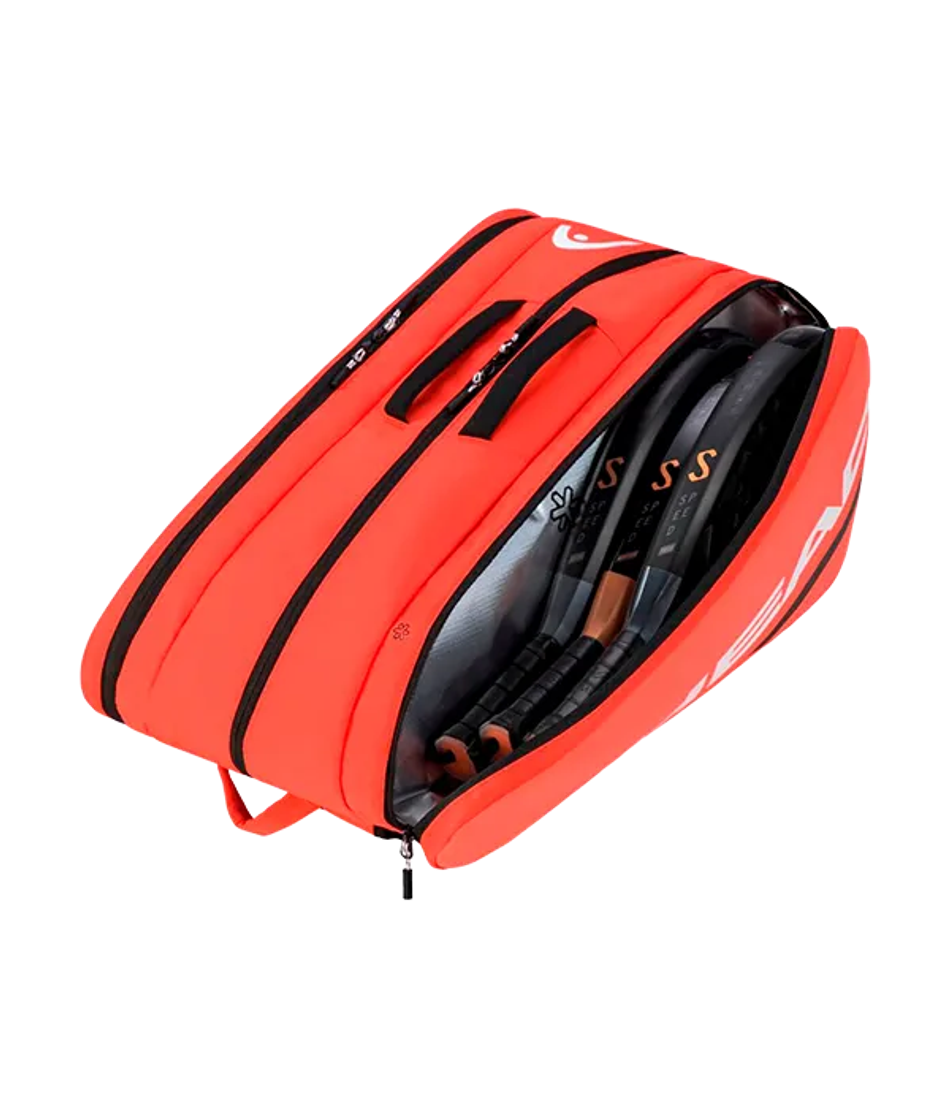 Сумка для падел Head Padel Orange Tour, термокарманы и отделение для обуви
