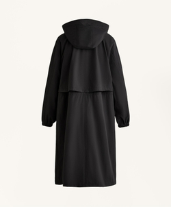 Oysho Сверхлегкий плащ с водонепроницаемостью 10 000 мм, черный