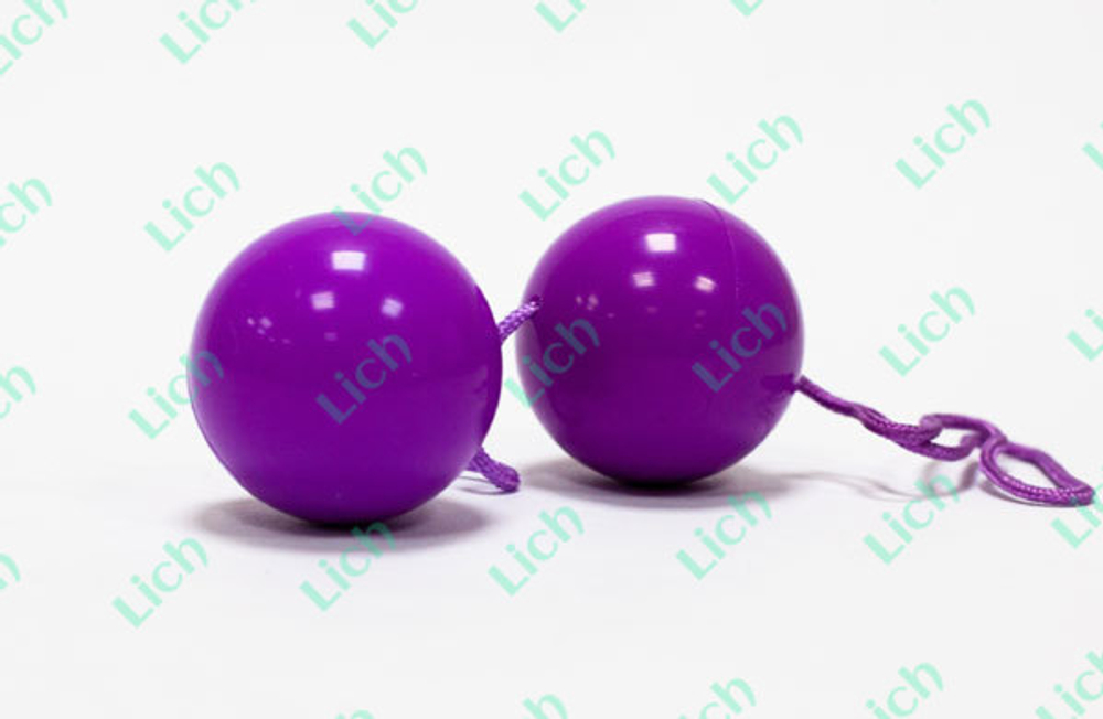 Фиолетовые вагинальные шарики BI-BALLS