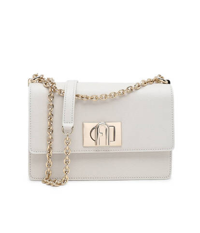 Skórzana наплечная сумка 1927 MINI Furla - экрю(BAFKACO ARE000)