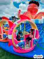 Аттракцион осьминог «Морские приключения» 9 кабинок, 18 мест 9,5×9,5×4,5 м