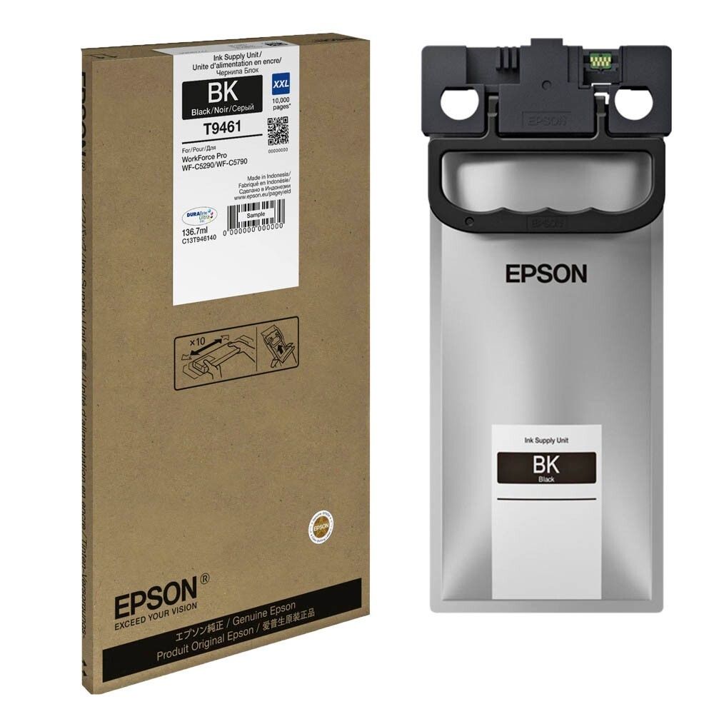 Контейнер EPSON T9461 черный экстраповышенной емкости  для WF-C5290DW/C5790DWF