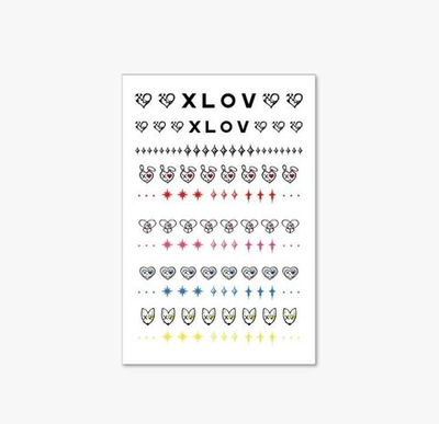 (ПРЕДЗАКАЗ) товары XLOV - Serving-X ASIA TOUR IN SEOUL OFFICIAL MD NAIL STICKERS