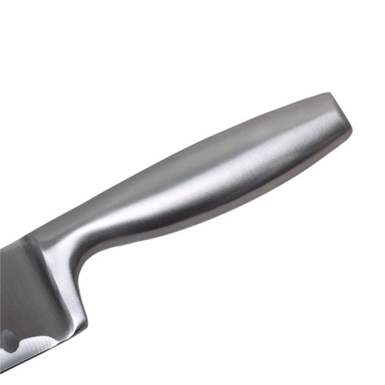 Нож кухонный "Сантоку" из нержавеющей стали Kamille КМ-5142 (лезвие 16 см; рукоятка 13 см)