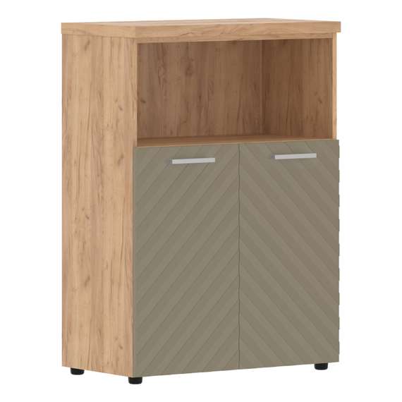 Шкаф с глухими малыми дверьми и топом TLMC 85.3  854х452х1203 TORR LUX