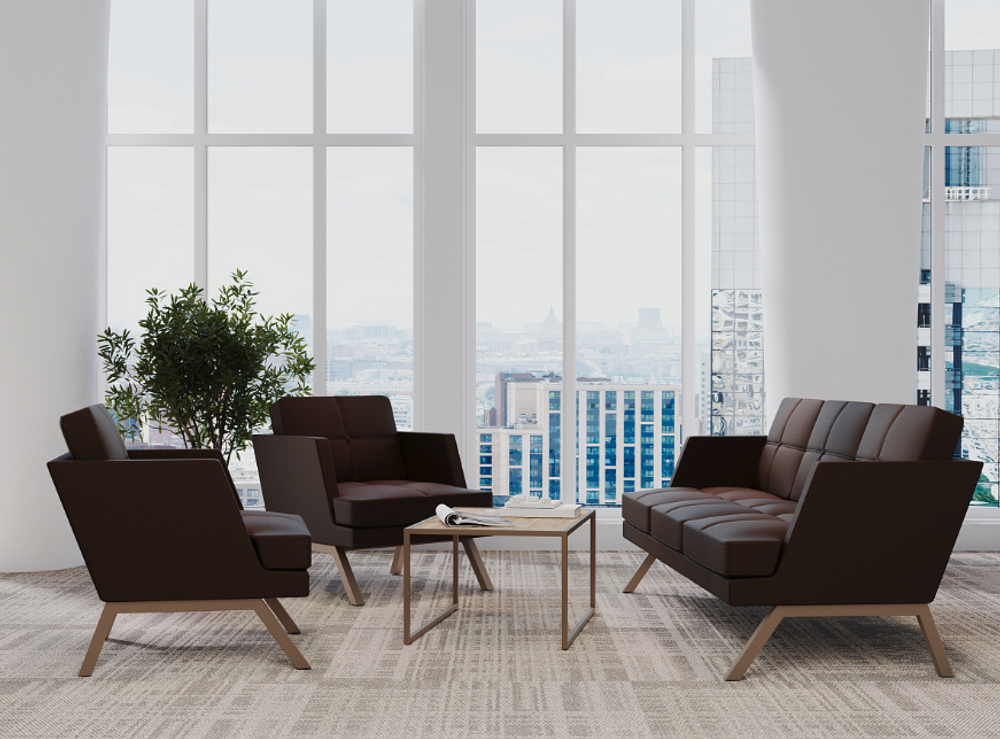 Мягкое кресло с высокой спинкой ALD-01 АЛДО