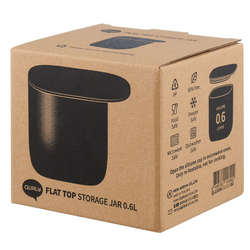 Контейнер для хранения 600мл Qualy с плоской крышкой синий