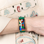 Браслет Fiore Luna на красном кожаном ремешке CB13598-29