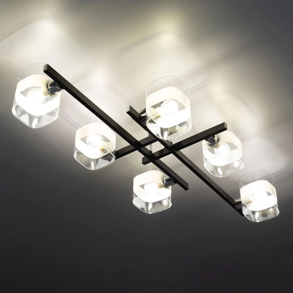 Citilux Вирта CL139262 Люстра потолочная Чёрная