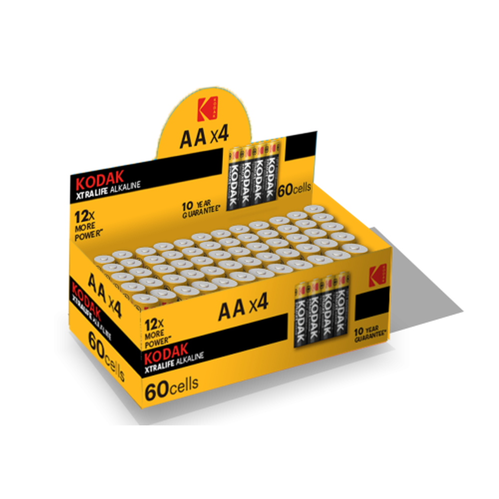 Батарейки Kodak LR6-4S XTRALIFE Alkaline [KAA-S4] | Батарейки Щелочные (Алкалиновые)