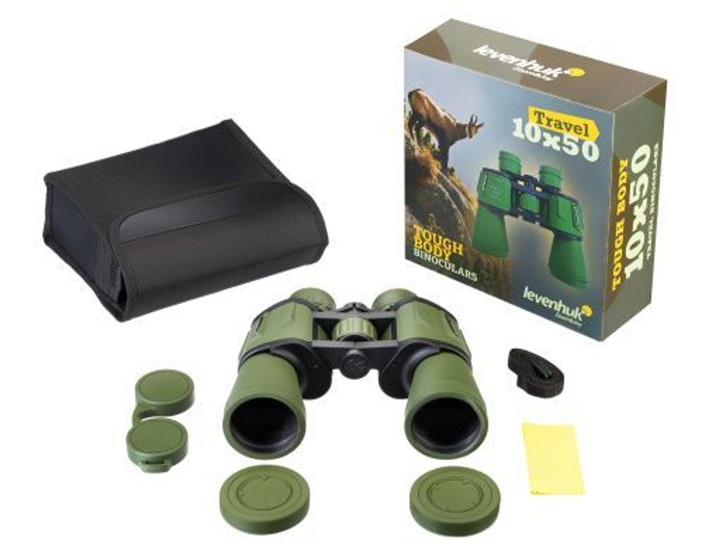 Бинокль Levenhuk Travel 10x50