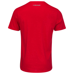 Детская теннисная футболка Head Club Colin T-Shirt JR - Red