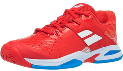 Детские теннисные кроссовки Babolat Propulse All Court Junior - cherry tomato/white