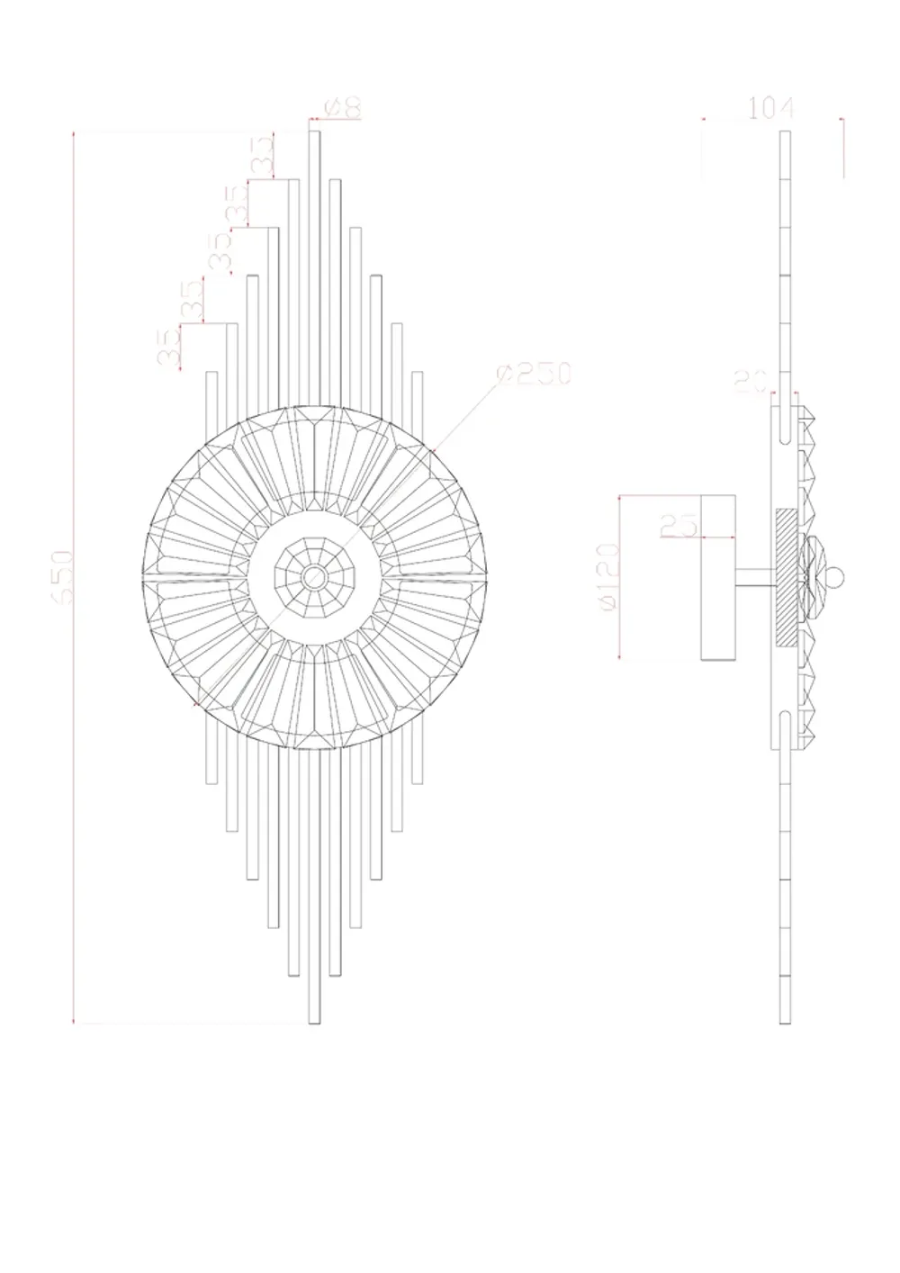 Настенный светильник Arte Lamp ALMAAZ
