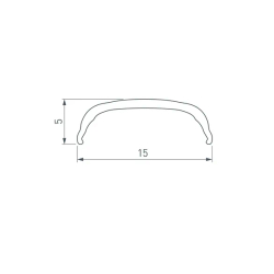 Экран ARH-BENT-W18-2000-Frost (Arlight, Пластик) 023089