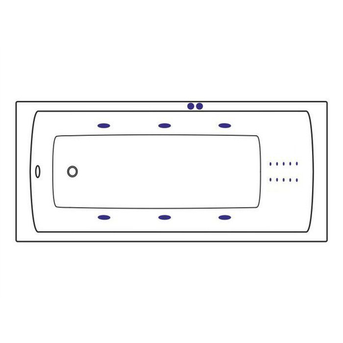 Акриловая ванна 150х70 см Excellent Aquaria WAEX.AQU15.LINENANO.GL белая