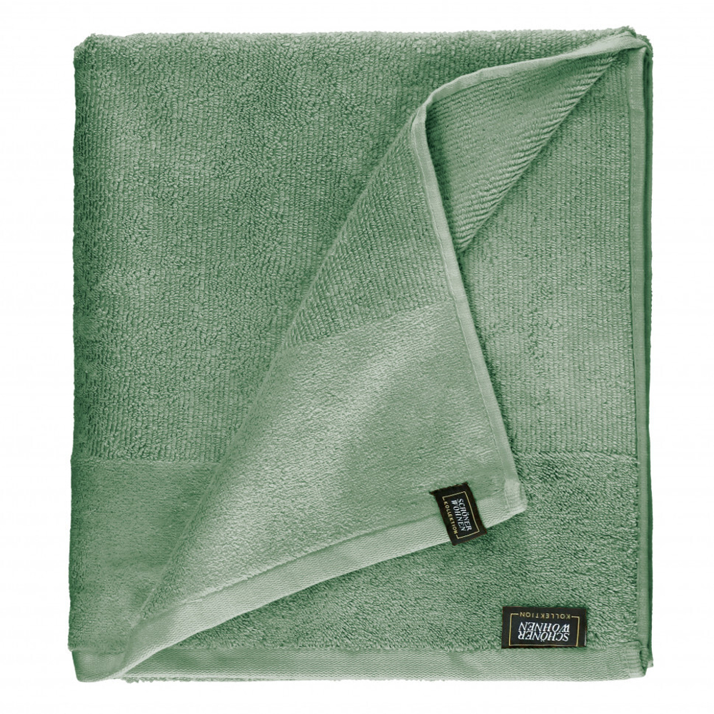 Полотенце 70x140 Schoner Wohnen Sense 78006-090 зеленое