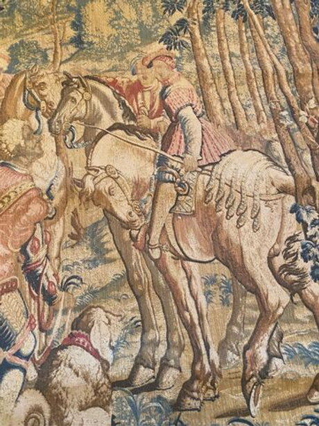 Винтаж: Французский винтажный гобелен