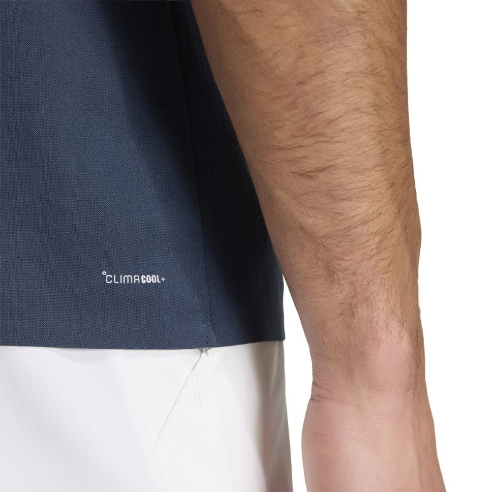 Мужское теннисное поло Adidas Tennis Freelift Pro - aura ink