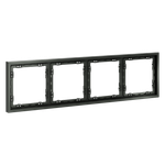 Рамка пластиковая на 4 поста, (титан) Voltum S70 VLS100406