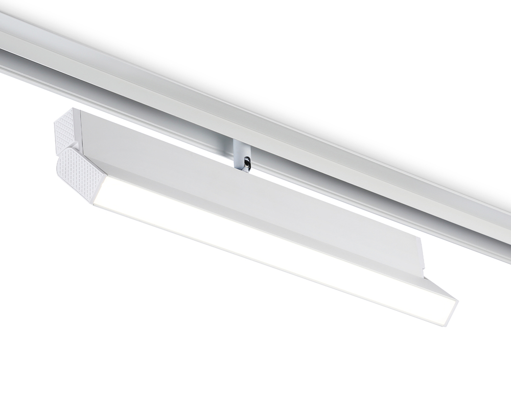 Светильник светодиодный трековый для шинопровода Magnetic GL4065 WH белый 18W 4200K 48V 325*22*45