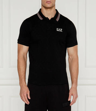 Поло EA7 - черный(6DPF14 PJZSZ)