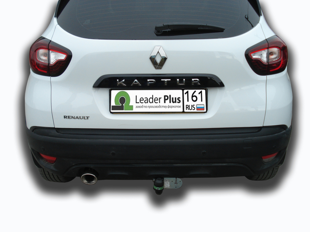 Фаркоп(прицепное) Лидер-Плюс для RENAULT KAPTUR (2WD) (2016-...)(паспорт и сертификат в комплекте)(без электрики)R116-A