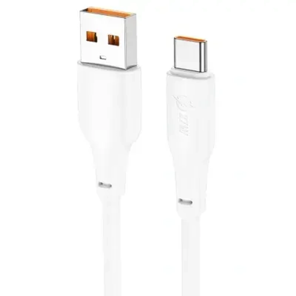 Кабель HOCO X93 USB-Type-C 100W 6A 1м TPE White