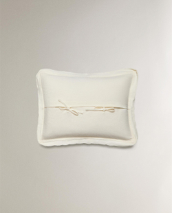 Zara Home наволочка декоративная из хлопка, молочный, 30x40 см · 6614/008