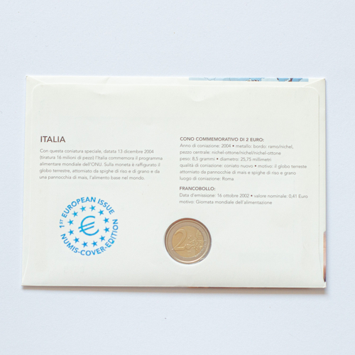 Italy 2 Euro 2004: 50th Anniversary of World Food Programme