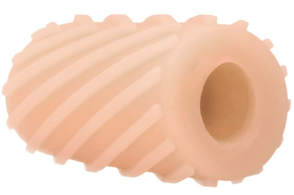 Телесный миниатюрный двухсторонний мастурбатор Self Lubrication Pocket Masturbator (Цвет: телесный)