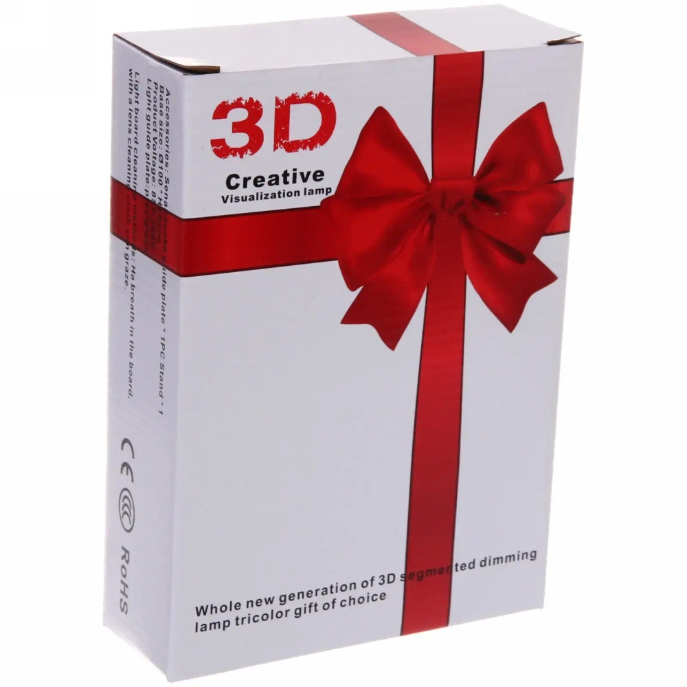 Светильник ночник «3D-Медуза» 20*10см LED 220Вт