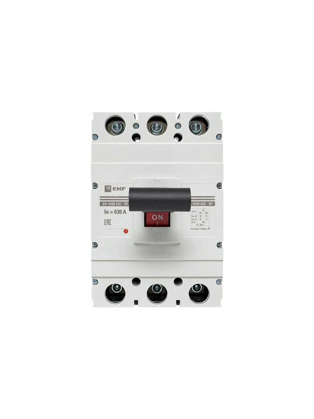 Выключатель автоматический 3п 630/630А 50кА ВА-99М PROxima EKF mccb99-630-630m